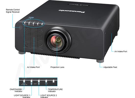 Photo Vidéoprojecteur 6 500 lumens laser - PT-RZ670 -  PANASONIC