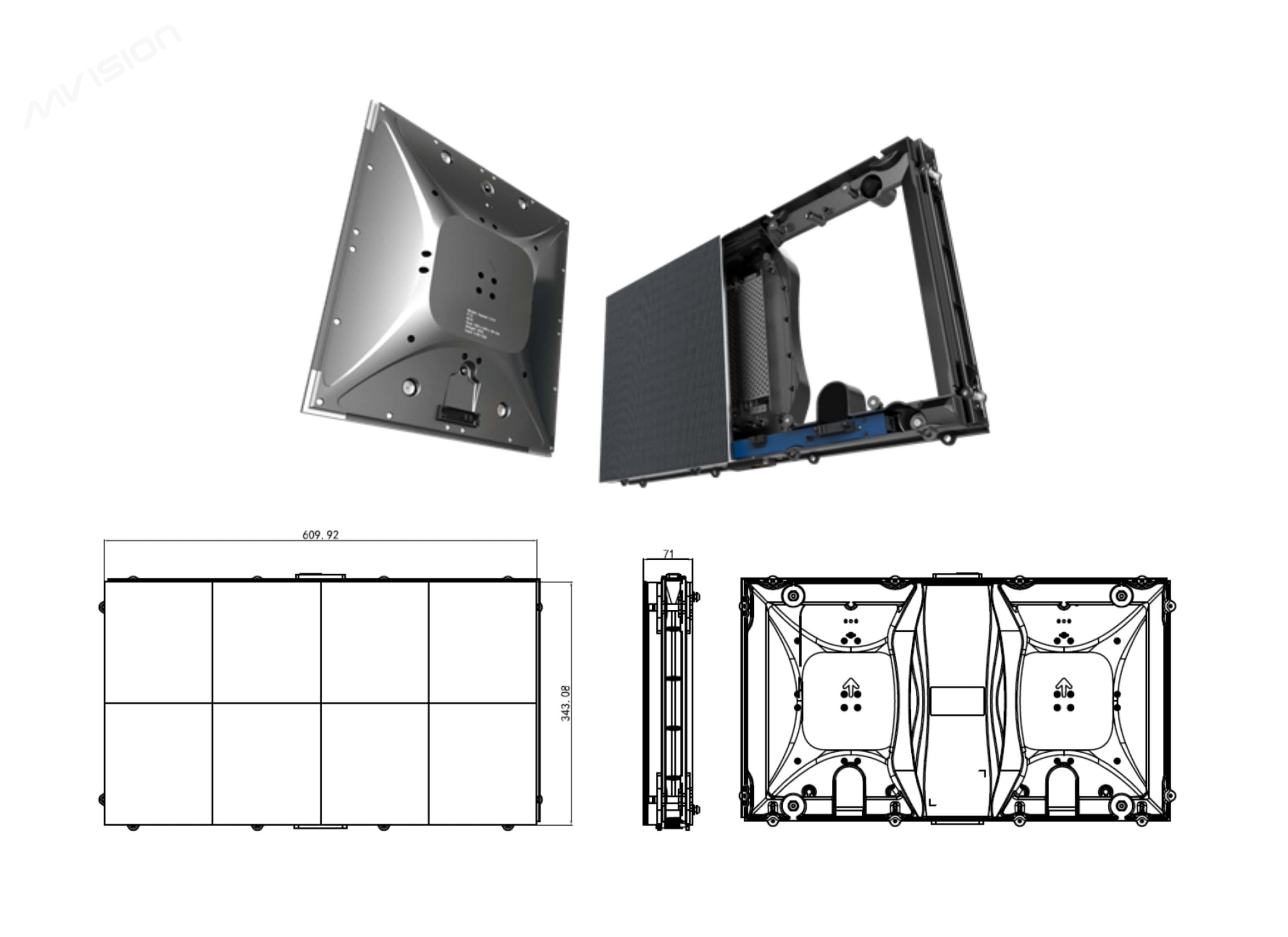 Panel led Upanel S 1.5 mm - UNILUMIN