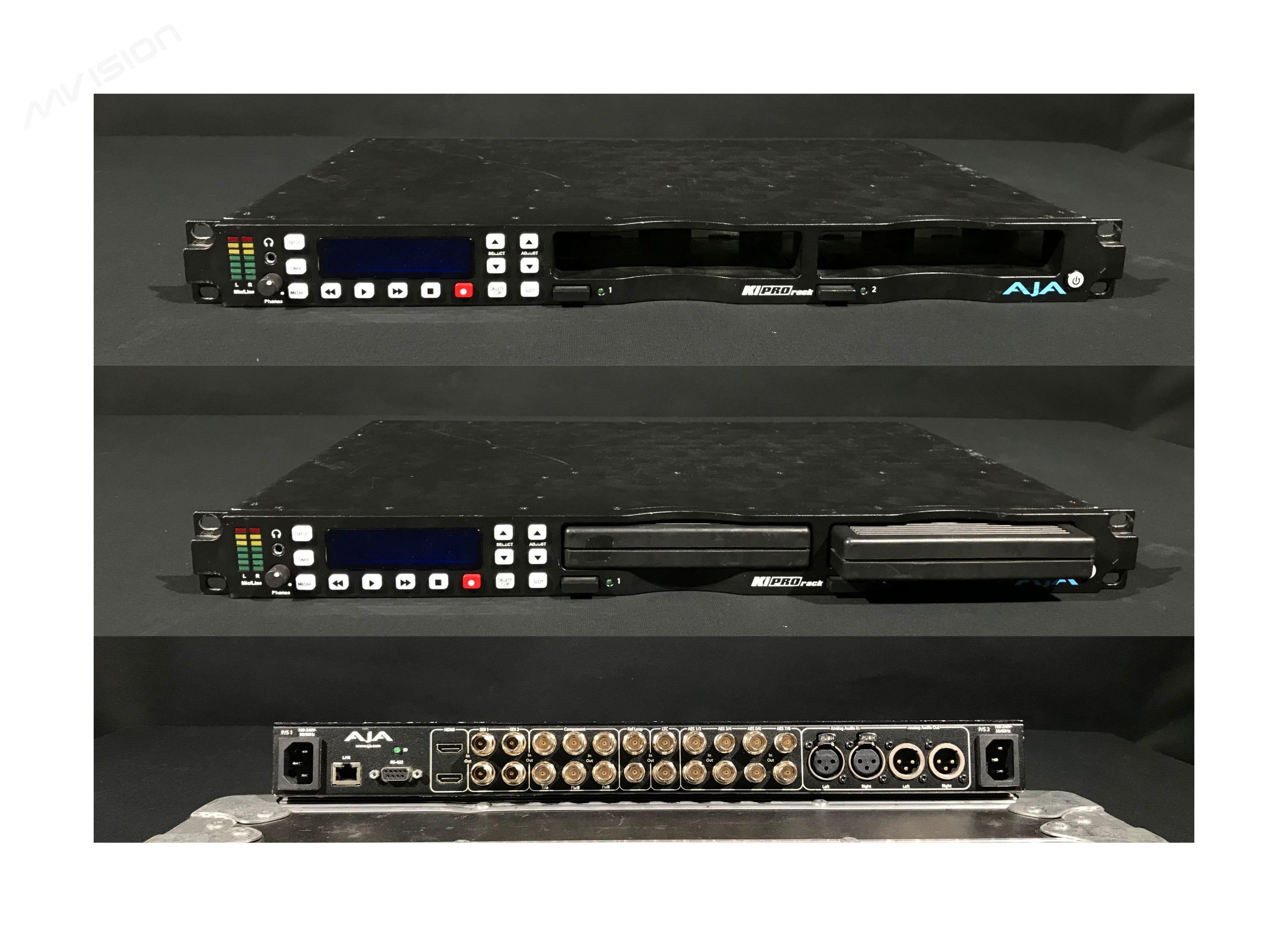 Lecteur / enregistreur AJA KIPRO Rack avec 2 slots HDD