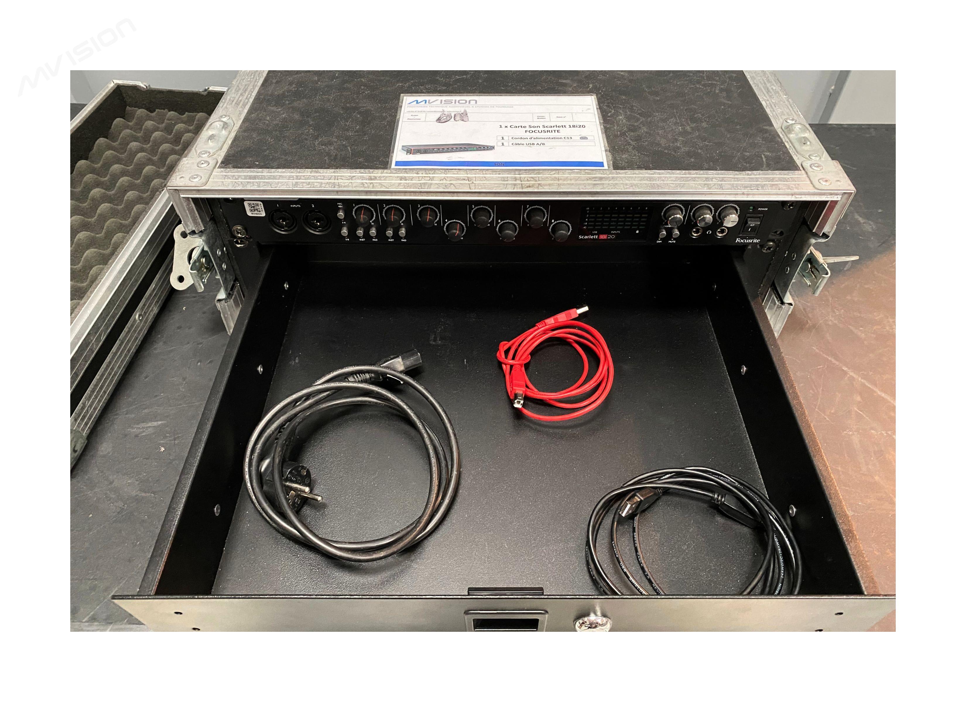 Carte son externe Focusrite Scarlett 18i20 - 2ème Génération