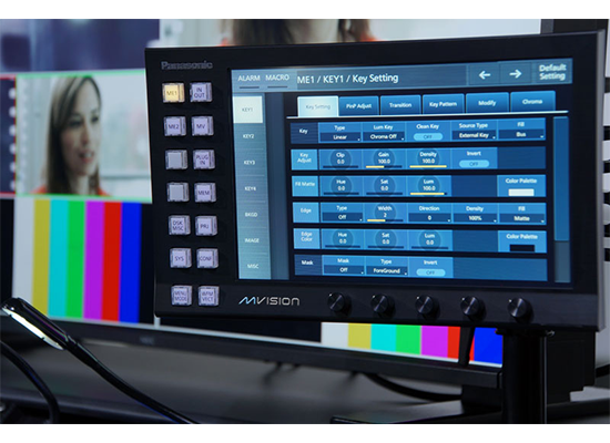 Photo Régie caméras HD 2ME AV-HS6000