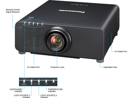 Photo Vidéoprojecteur 6 500 lumens laser - PT-RZ670 -  PANASONIC