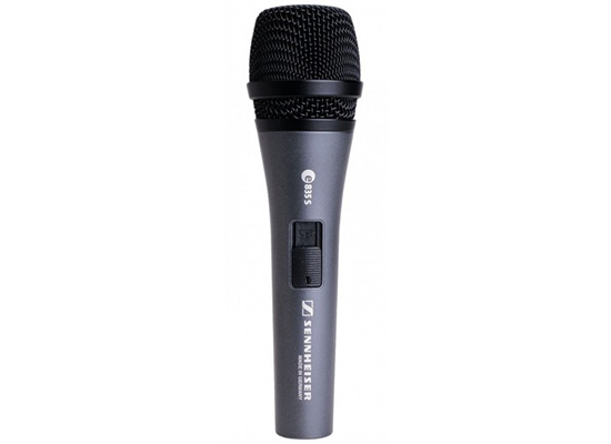 Photo Micro filaire E835-S SENNHEISER avec interrupteur