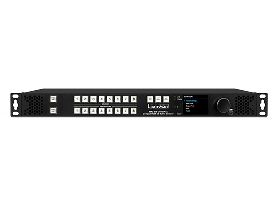 Photo Grille 8/8 HDMI / DP 4K MX2-8x8-DH-4DPi-A Lightware 