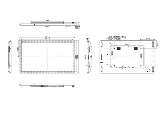 Photo Ecran Tactile 55" 4K - TF5538UHSC-B1AG - IIYAMA 