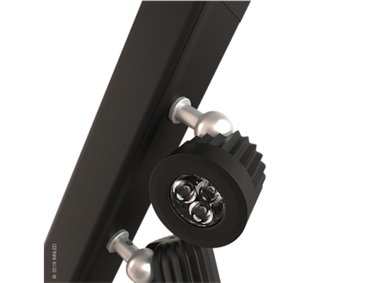 Photo Mâts buffet tecnopar T4X noir INNLED