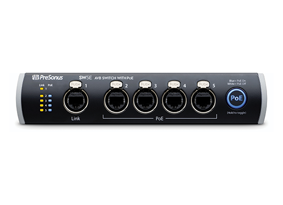 photo Presonus SW5E AVB Switch