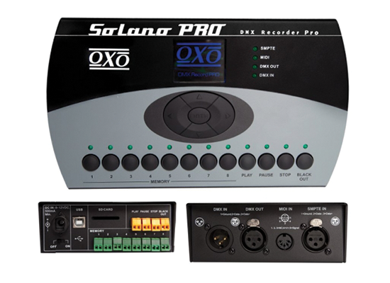 Photo Enregistreur/Restitueur DMX Oxo Solano Pro