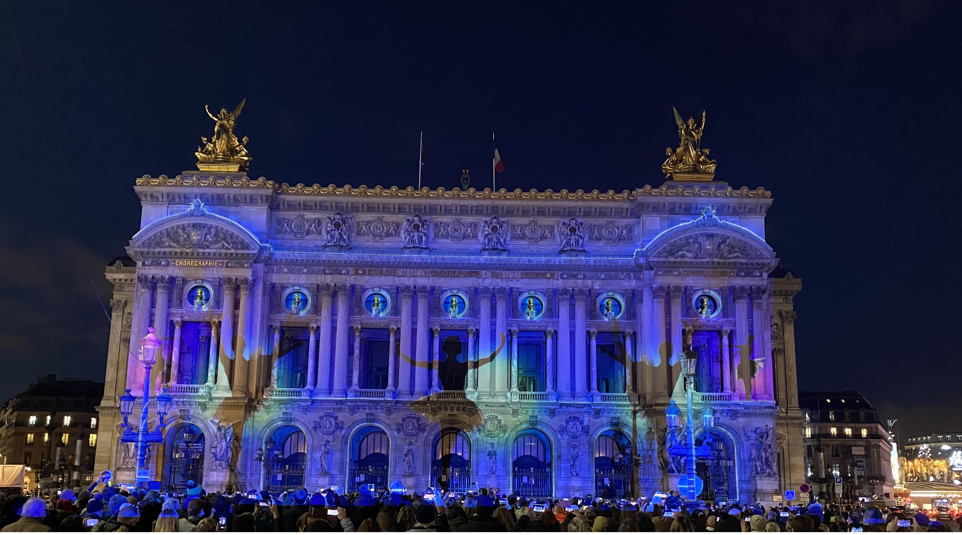 Mapping vidéo à l'Opéra Garnier