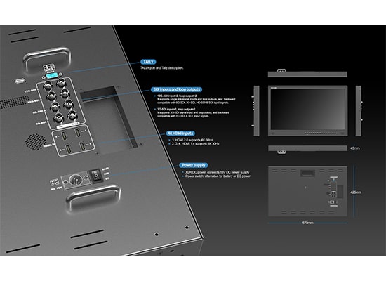 Photo Moniteur 28’’ 12G/4K - BM280 - LILLIPUT
