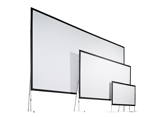 Photo Ecran cadre 16/9 STUMPFL – Monoblox de 4.20 x 2.40 m