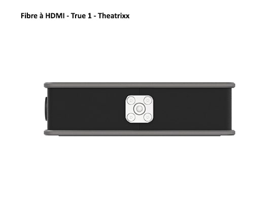 Photo Liaison fibre optique 150m Monomode THEARIXX HDMI 2.0 + RJ45 4K@60Hz 