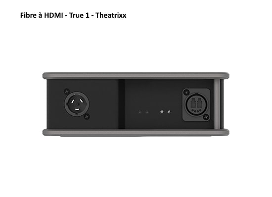 Photo Liaison fibre optique 150m Monomode THEARIXX HDMI 2.0 + RJ45 4K@60Hz 