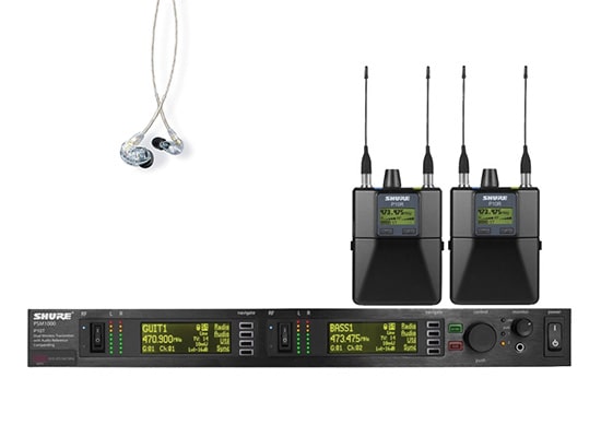 photo Ear Monitor SHURE PSM1000 - 2 Channels Stéréo
