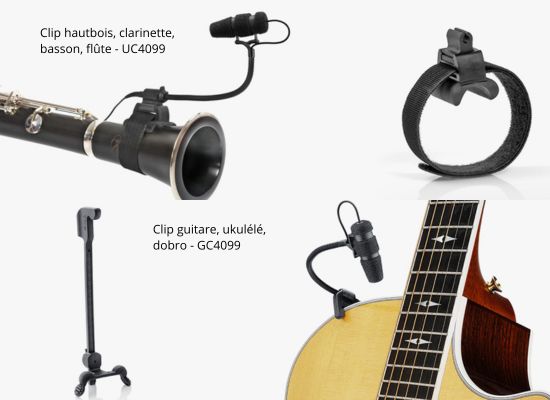 Photo Micro HF instrument noir DPA4099 Extreme SPL - Low sens