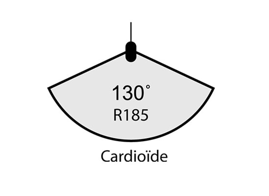 Photo Microphone Col de cygne Cardio 30cm Shure MX412D-N