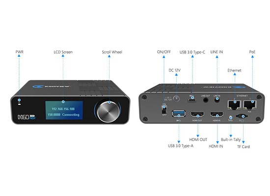 Photo Convertisseur KILOVIEW N60 (4K)  BiDirectional NDI / HDMI