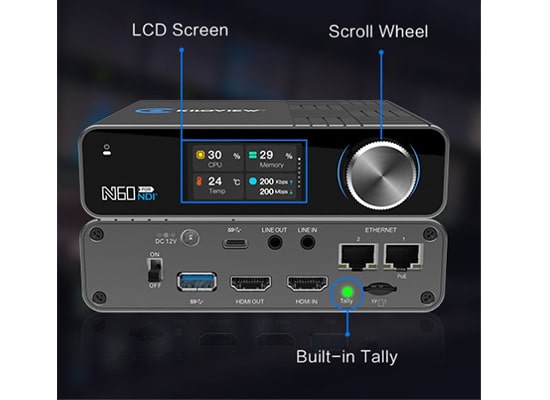 Photo Convertisseur KILOVIEW N60 (4K)  BiDirectional NDI / HDMI