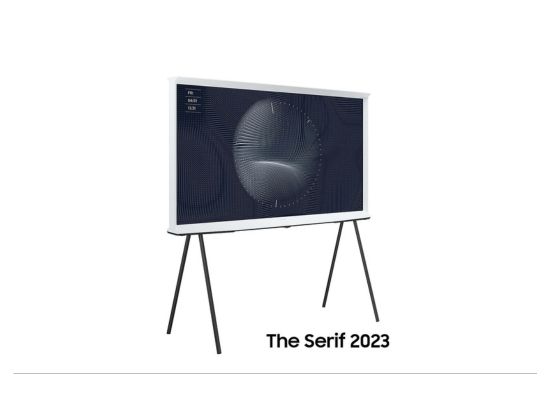 photo Ecran TV LED 55'' SAMSUNG THE SERIF TQ55LS01B Blanc