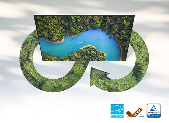Photo Ecran LED 65'' SAMSUNG QM65C UHD 4K Dalle mate