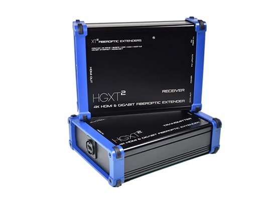 photo Liaison fibre optique 200m Multimode HDMI 2.0 + RJ45 4K@60Hz - HGXT²