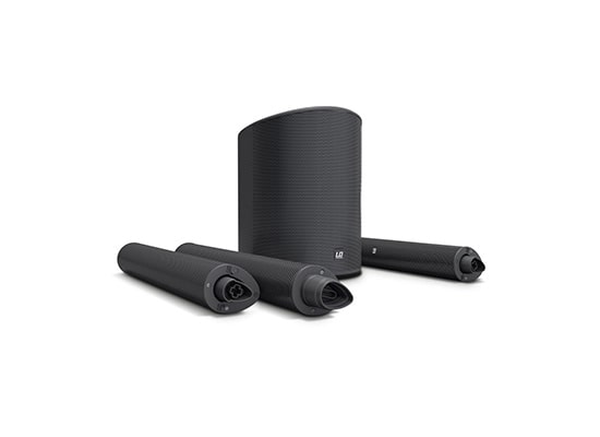 Photo Système enceinte colonne 5 GO amplifié sur batterie noire - MAUI