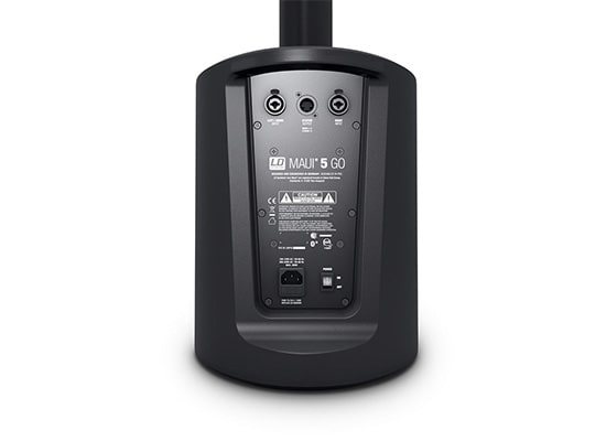 Photo Système enceinte colonne 5 GO amplifié sur batterie noire - MAUI