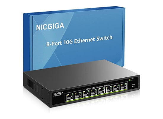 photo Hub Switch RJ45 8 ports 10G (Non-manageable)