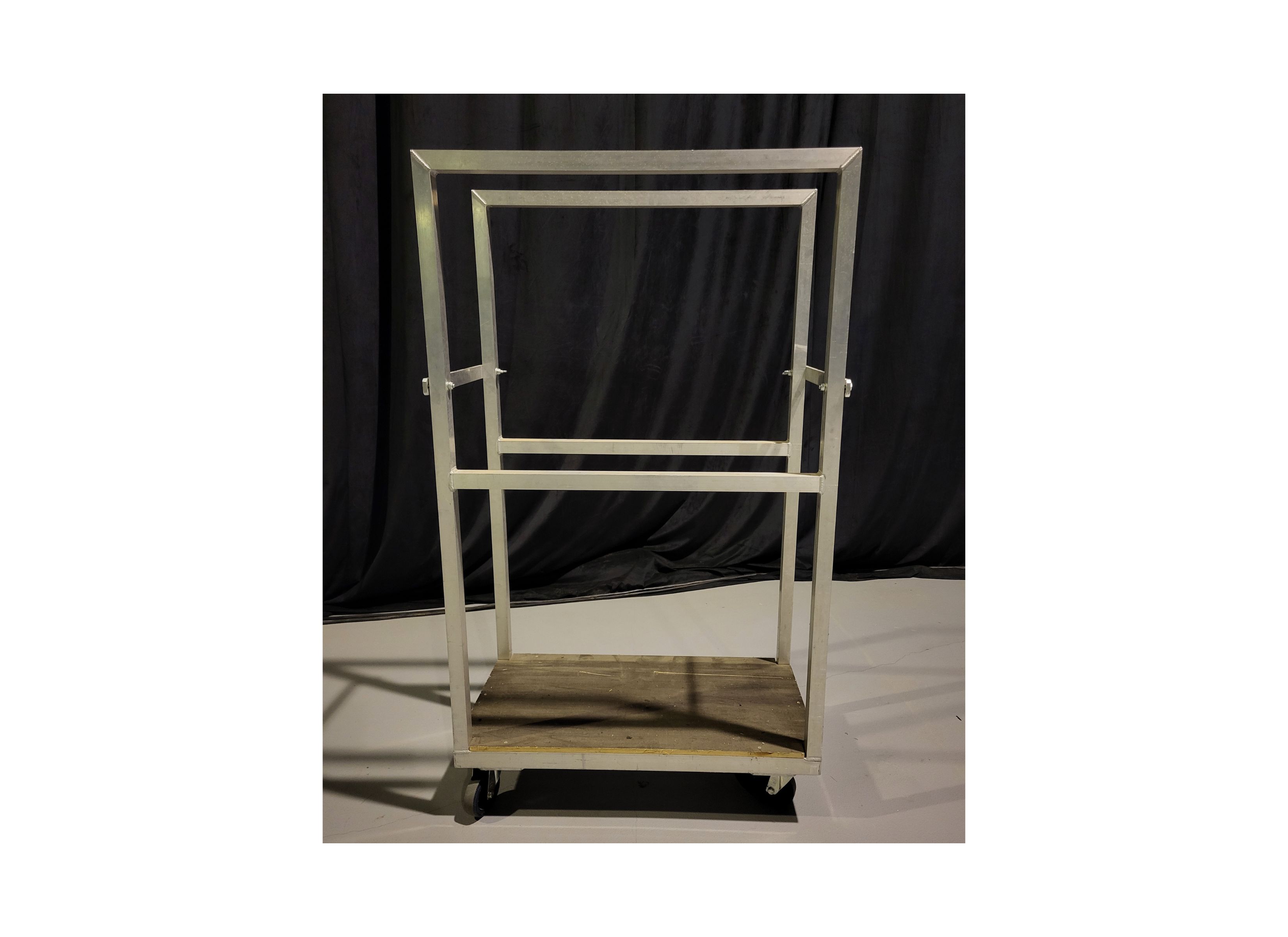 photo Chariot pour 4 Praticables 150 x 100 cm