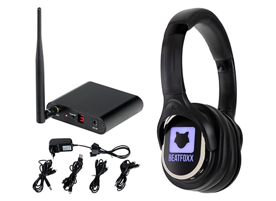photo Kit de 20 Casques Silent Conference avec Emetteur