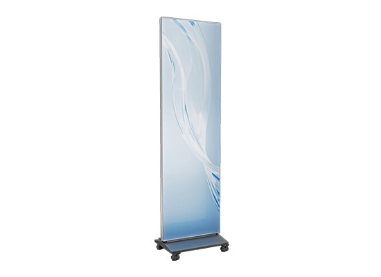 photo Totem LED 1.5mm sur base roulette